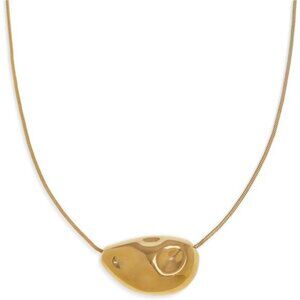 Chunky Snake Chain Necklace | Stainless Steel Pendant 21.5” + Extender